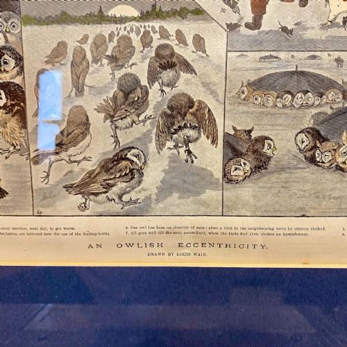 19TH CENTURY LOUIS WAIN PRINT - ADDITIONAL PHOTO 4