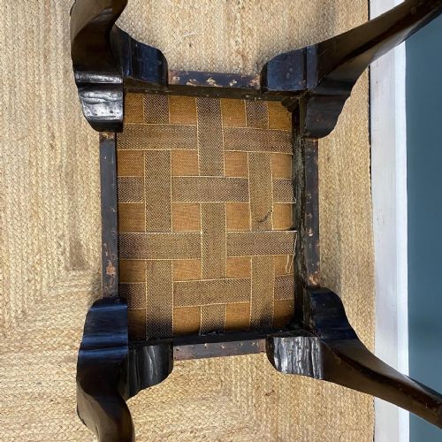 19TH CENTURY MAHOGANY STOOL - ADDITIONAL PHOTO 4