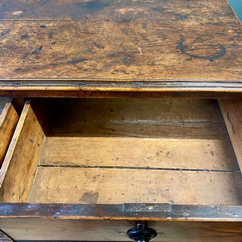 GEORGIAN OAK CHEST OF DRAWERS - ADDITIONAL PHOTO 8