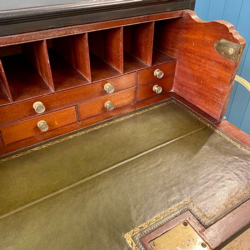 19TH CENTURY PAINTED SECRETAIRE CHEST OF DRAWERS - ADDITIONAL PHOTO 3