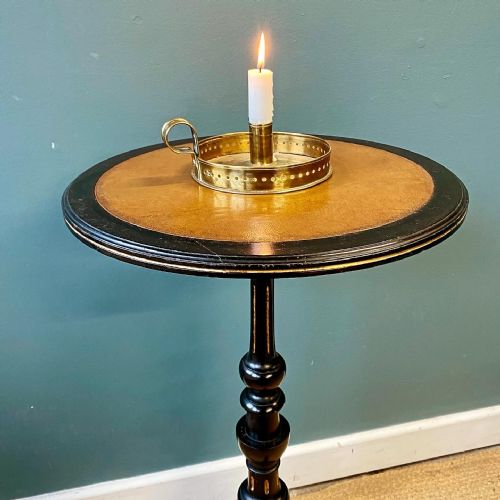 19TH CENTURY EBONISED TABLE - ADDITIONAL PHOTO 1