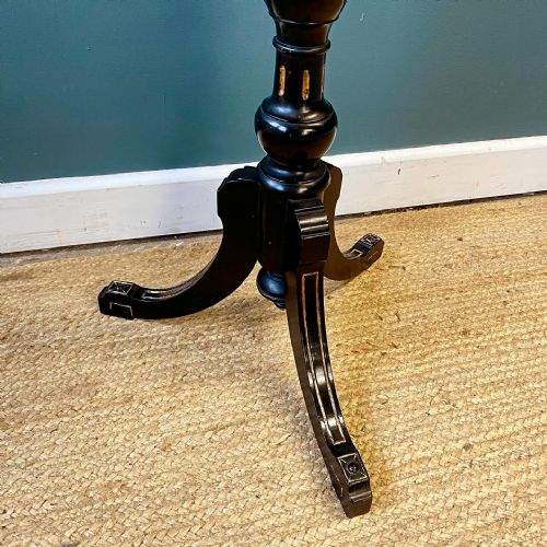 19TH CENTURY EBONISED TABLE - ADDITIONAL PHOTO 4