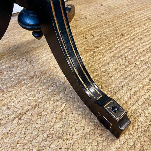 19TH CENTURY EBONISED TABLE - ADDITIONAL PHOTO 5