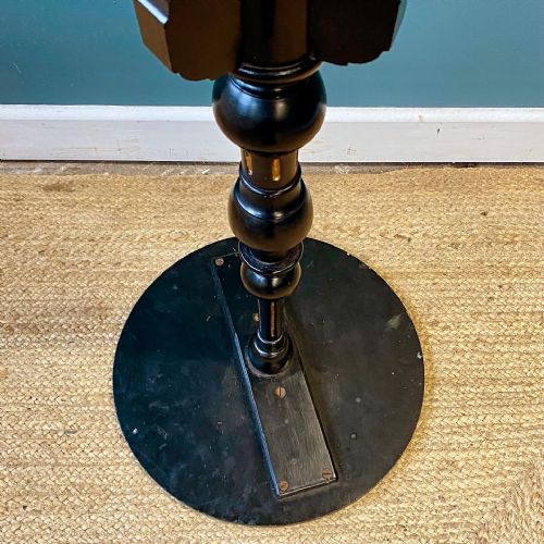 19TH CENTURY EBONISED TABLE - ADDITIONAL PHOTO 7