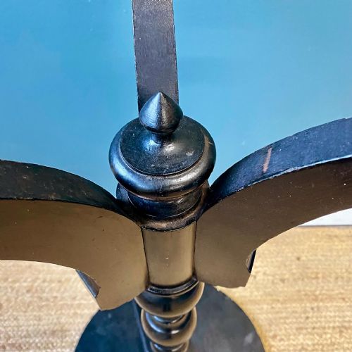19TH CENTURY EBONISED TABLE - ADDITIONAL PHOTO 8