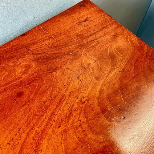 19TH CENTURY MAHOGANY BOW FRONTED CHEST OF DRAWERS - ADDITIONAL PHOTO 8