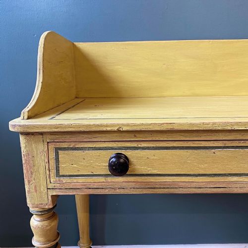 19TH CENTURY PAINTED WASHSTAND SIDE TABLE - ADDITIONAL PHOTO 1