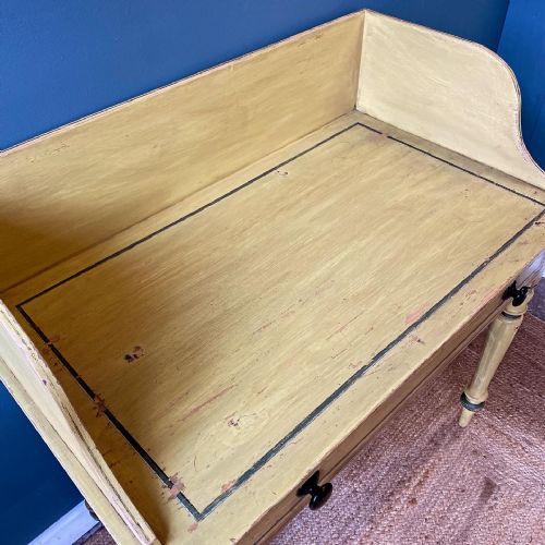 19TH CENTURY PAINTED WASHSTAND SIDE TABLE - ADDITIONAL PHOTO 2