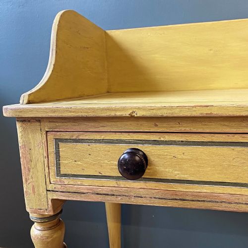 19TH CENTURY PAINTED WASHSTAND SIDE TABLE - ADDITIONAL PHOTO 6