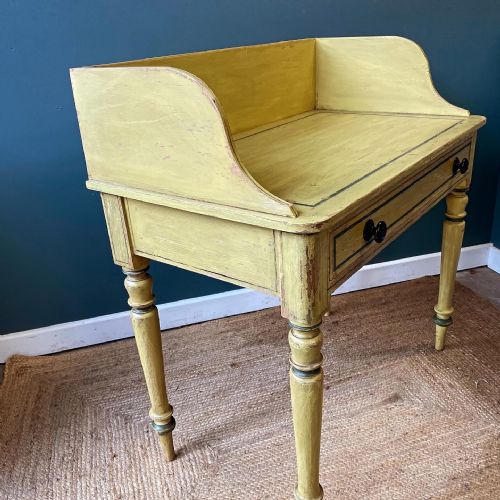 19TH CENTURY PAINTED WASHSTAND SIDE TABLE - ADDITIONAL PHOTO 8