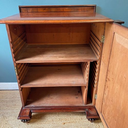 19TH CENTURY MAHOGANY SIDE CUPBOARD - ADDITIONAL PHOTO 6