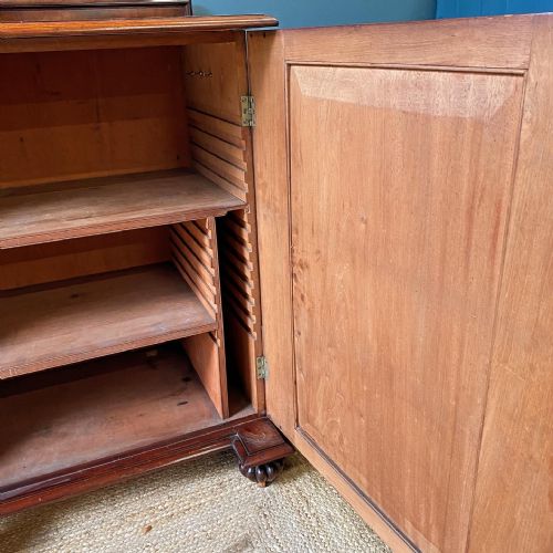 19TH CENTURY MAHOGANY SIDE CUPBOARD - ADDITIONAL PHOTO 7