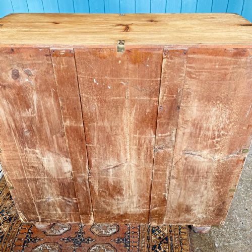 19TH CENTURY CAMPAIGN CHEST OF DRAWERS - ADDITIONAL PHOTO 6