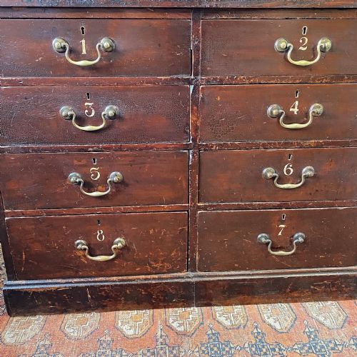 MAHOGANY CHEST OF DRAWERS - ADDITIONAL PHOTO 1