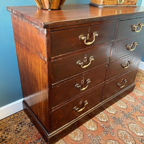 MAHOGANY CHEST OF DRAWERS - ADDITIONAL PHOTO 3