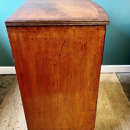 REGENCY BOW FRONT CHEST OF DRAWERS - ADDITIONAL PHOTO 8
