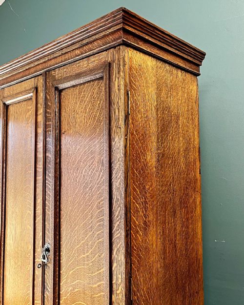 19TH CENTURY OAK ESTATE CUPBOARD - ADDITIONAL PHOTO 4