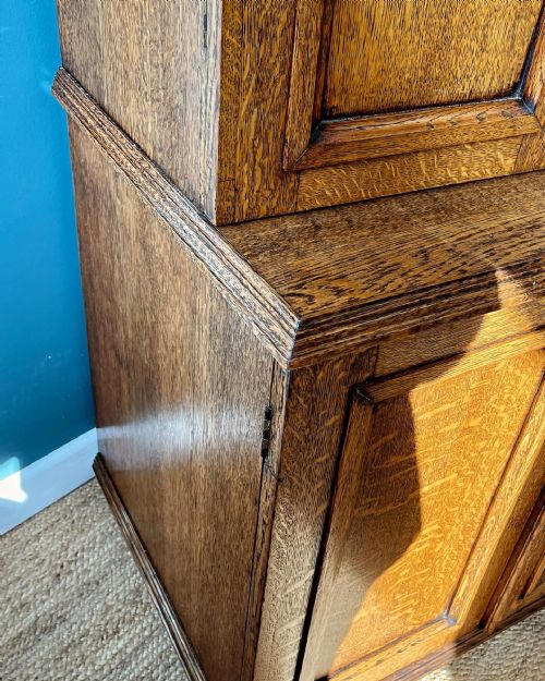 19TH CENTURY OAK ESTATE CUPBOARD - ADDITIONAL PHOTO 5