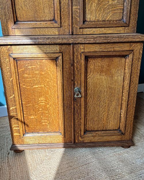 19TH CENTURY OAK ESTATE CUPBOARD - ADDITIONAL PHOTO 6