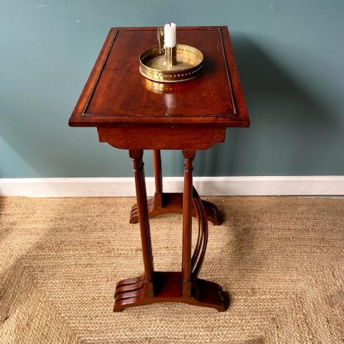 MAHOGANY NEST OF FOUR TABLES - ADDITIONAL PHOTO 3
