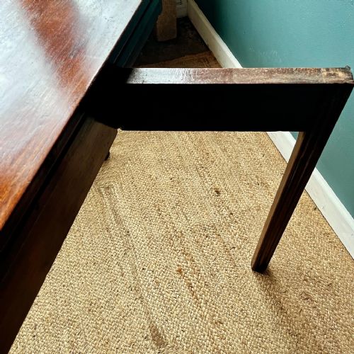 GEORGIAN MAHOGANY TEA TABLE - ADDITIONAL PHOTO 3