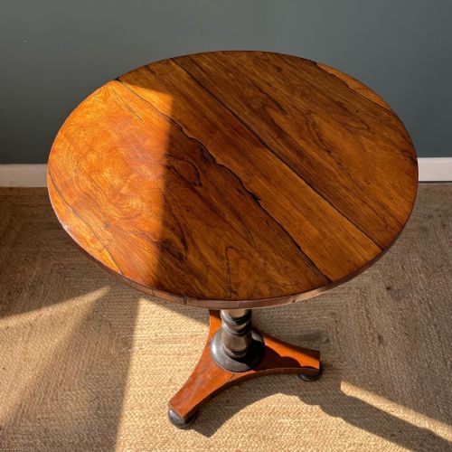 19TH CENTURY ROSEWOOD OCCASIONAL TABLE - ADDITIONAL PHOTO 1