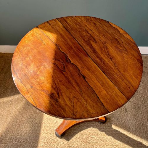 19TH CENTURY ROSEWOOD OCCASIONAL TABLE - ADDITIONAL PHOTO 4