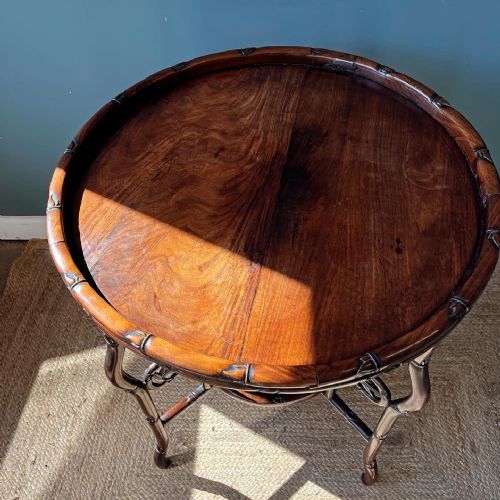 19TH CENTURY CHINESE ROSEWOOD TRAY TABLE - ADDITIONAL PHOTO 2