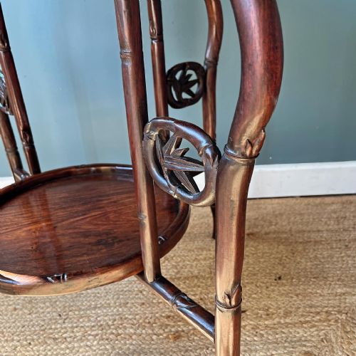 19TH CENTURY CHINESE ROSEWOOD TRAY TABLE - ADDITIONAL PHOTO 3