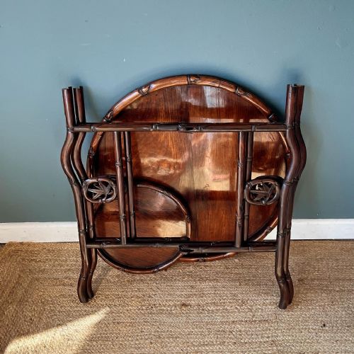 19TH CENTURY CHINESE ROSEWOOD TRAY TABLE - ADDITIONAL PHOTO 6