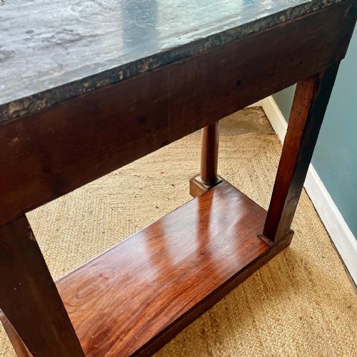 19TH CENTURY FRENCH WALNUT CONSOLE TABLE - ADDITIONAL PHOTO 4
