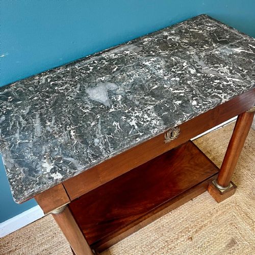 19TH CENTURY FRENCH WALNUT CONSOLE TABLE - ADDITIONAL PHOTO 5