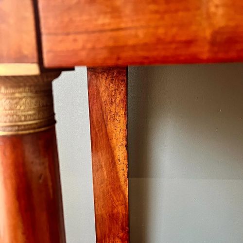 19TH CENTURY FRENCH WALNUT CONSOLE TABLE - ADDITIONAL PHOTO 6