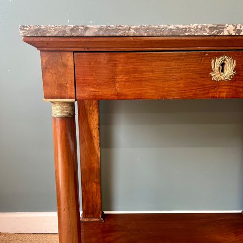 19TH CENTURY FRENCH WALNUT CONSOLE TABLE - ADDITIONAL PHOTO 11