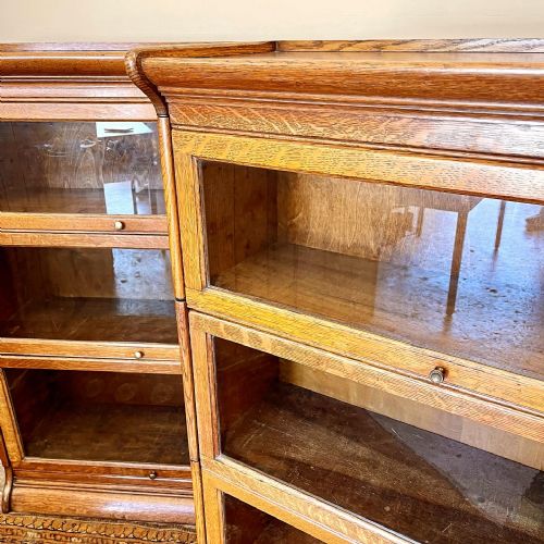 PAIR OF GLOBE WERNICKE STYLE BOOKCASES - ADDITIONAL PHOTO 5