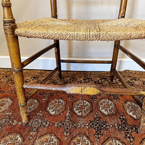 PAINTED REGENCY CHAIR - ADDITIONAL PHOTO 7