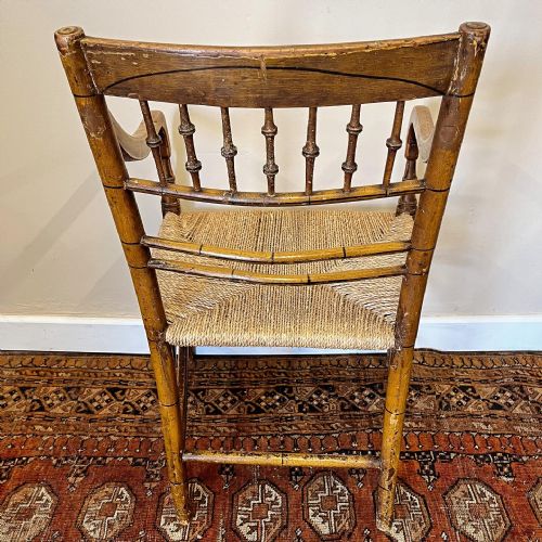 PAINTED REGENCY CHAIR - ADDITIONAL PHOTO 8