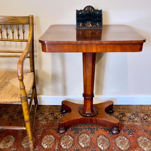 19TH CENTURY MAHOGANY SIDE TABLE - ADDITIONAL PHOTO 1