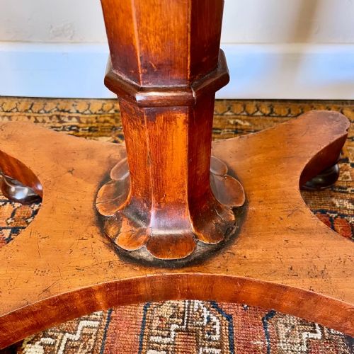 19TH CENTURY MAHOGANY SIDE TABLE - ADDITIONAL PHOTO 3