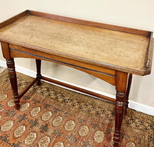 19TH CENTURY AESTHETIC STYLE WALNUT TABLE - ADDITIONAL PHOTO 2
