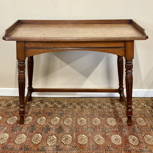 19TH CENTURY AESTHETIC STYLE WALNUT TABLE - ADDITIONAL PHOTO 8