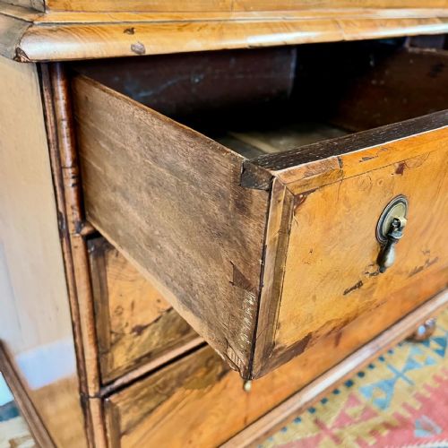 QUEEN ANNE WALNUT BOOKCASE - ADDITIONAL PHOTO 4