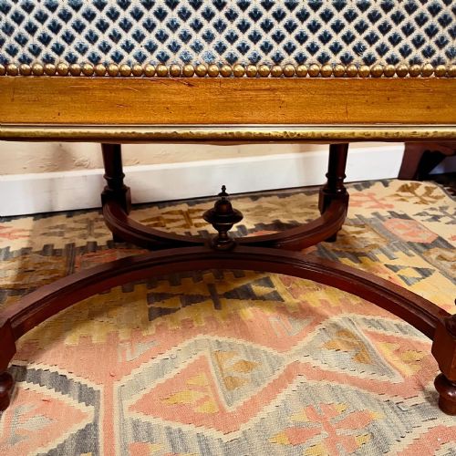 PAIR OF LATE 19TH CENTURY ARMCHAIRS - ADDITIONAL PHOTO 5