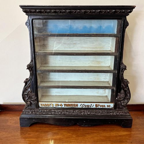 19TH CENTURY EBONISED SHOP DISPLAY CABINET - ADDITIONAL PHOTO 1