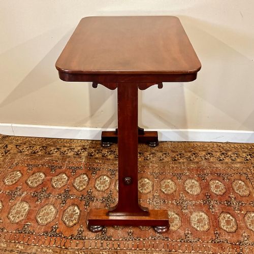 19TH CENTURY MAHOGANY LIBRARY WRITING TABLE - ADDITIONAL PHOTO 2
