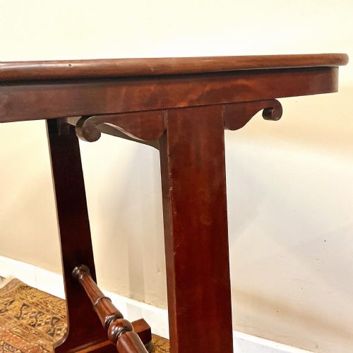 19TH CENTURY MAHOGANY LIBRARY WRITING TABLE - ADDITIONAL PHOTO 6