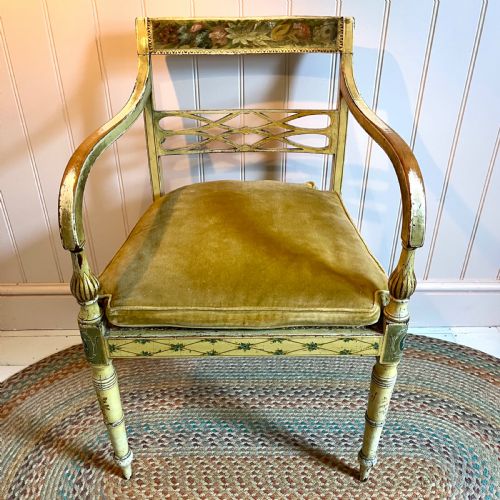 REGENCY PAINTED CHAIR - ADDITIONAL PHOTO 1