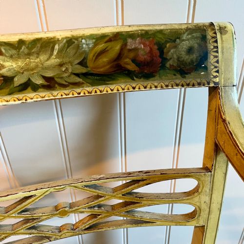 REGENCY PAINTED CHAIR - ADDITIONAL PHOTO 4