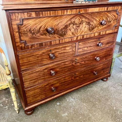 GEORGE IV SECRETAIRE BOOKCASE - ADDITIONAL PHOTO 2
