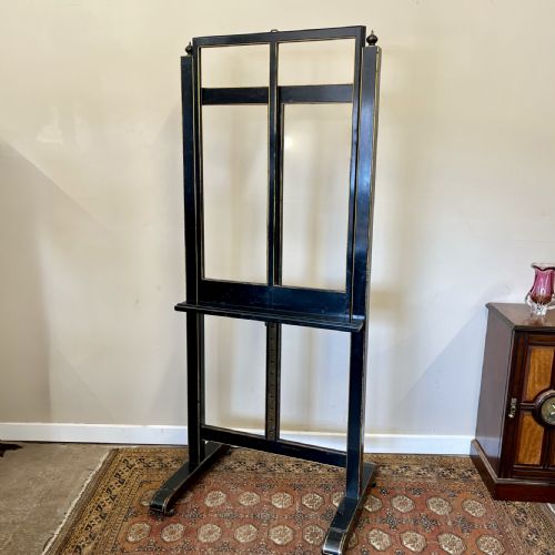 19TH CENTURY EBONISED EASEL - ADDITIONAL PHOTO 3